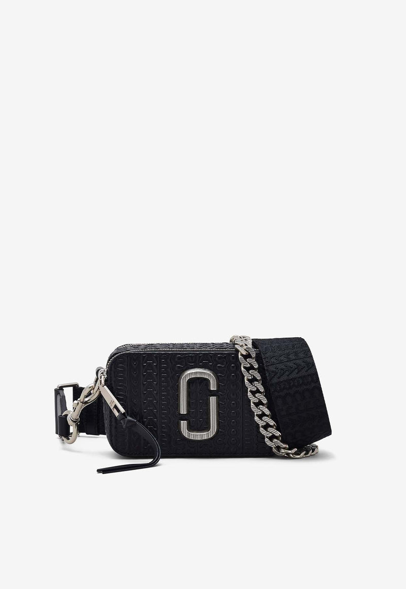 Snapshot Shoulder Bag in Debossed Leather