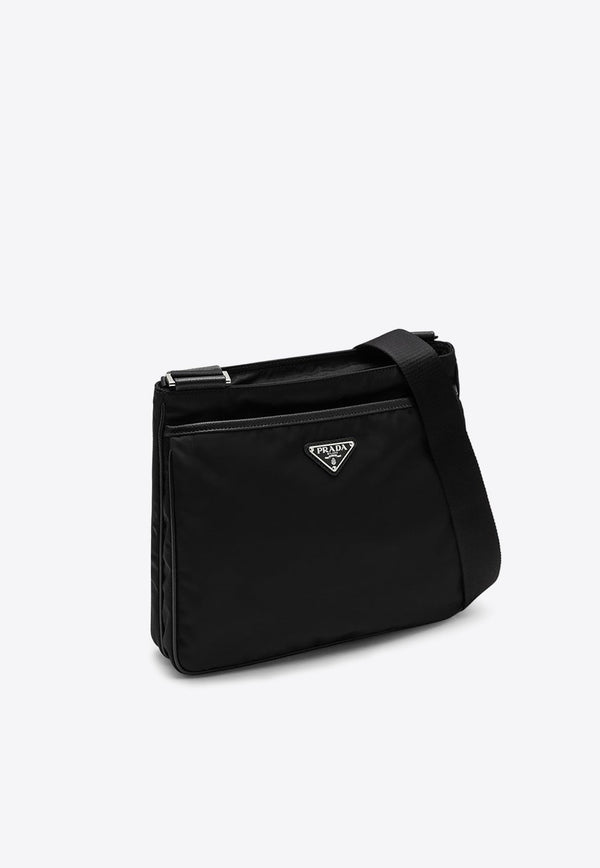 Re-Nylon Logo Messenger Bag