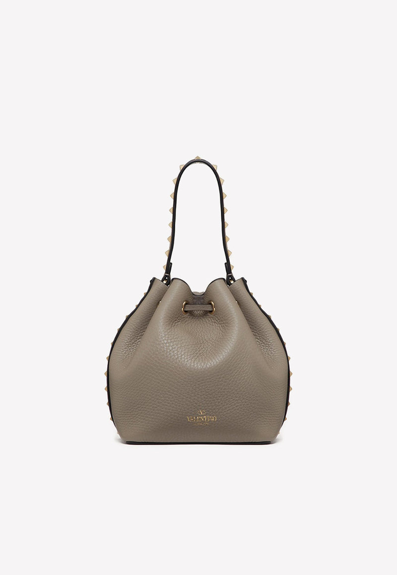 Rockstud Bucket Bag in Calf Leather