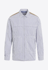 Long-Sleeved Paneled Shirt