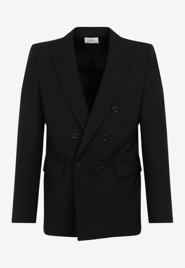 Double-Breasted Wool Blazer