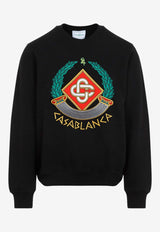 Crest Embroidered Sweatshirt