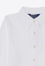 Logo-Embroidered Oxford Shirt