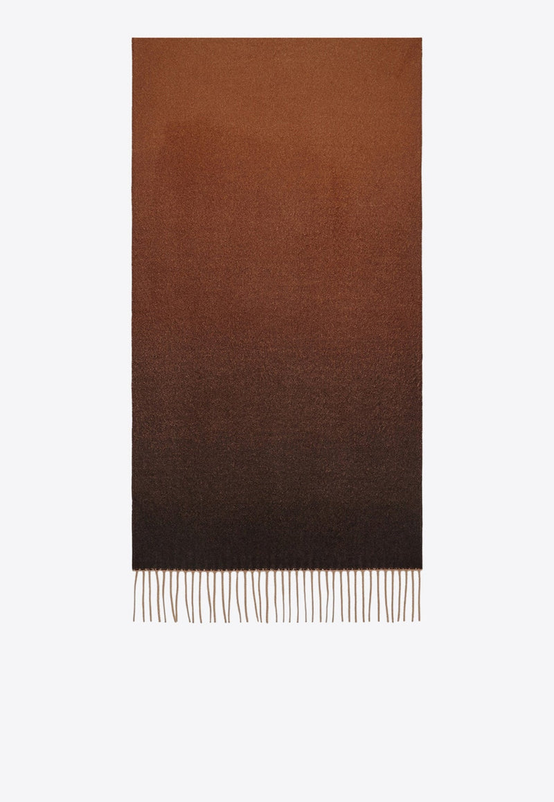 Logo Jacquard Cashmere Scarf