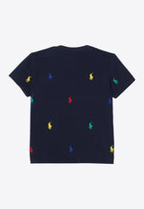 Babies All-Over Logo Embroidery T-shirt