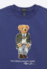 Boys Polo Bear Print Sweatshirt