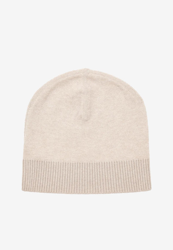 Gancini Jacquard Cashmere Beanie