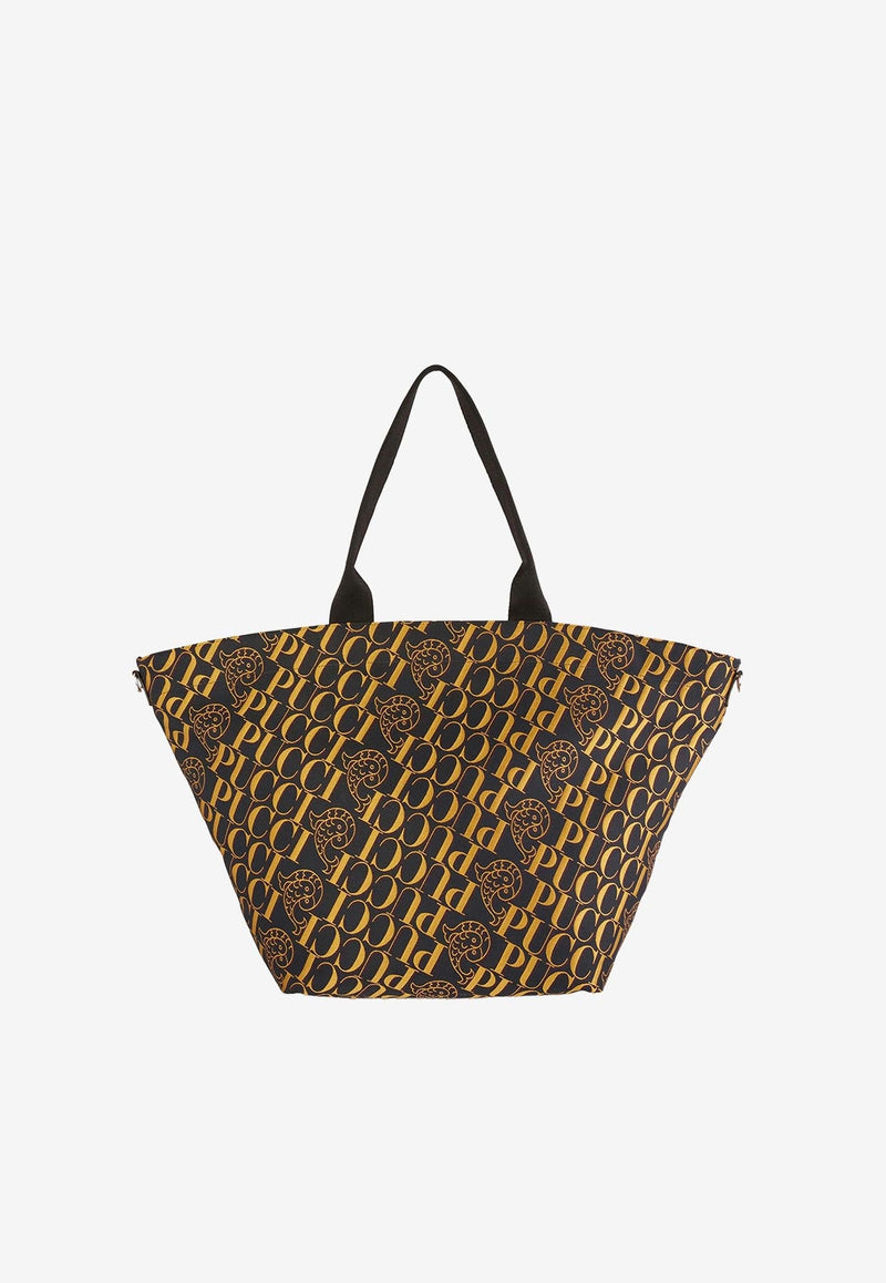 Logo Jacquard Tote Bag