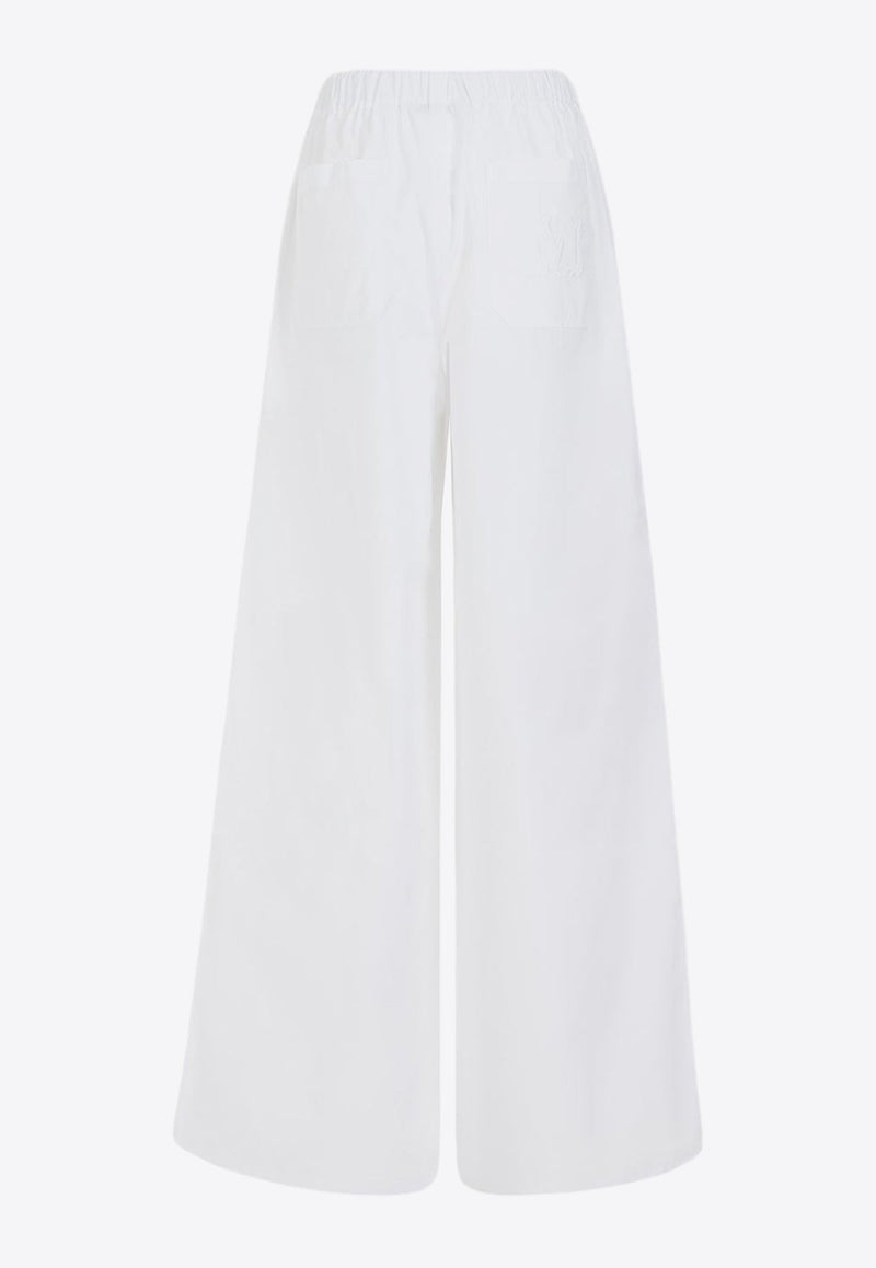 Navigli Wide-Leg Poplin Pants