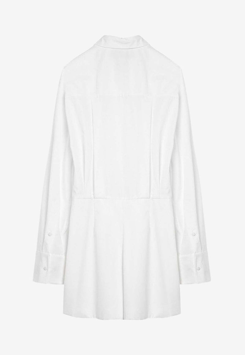 Long-Sleeved Shirt Playsuit