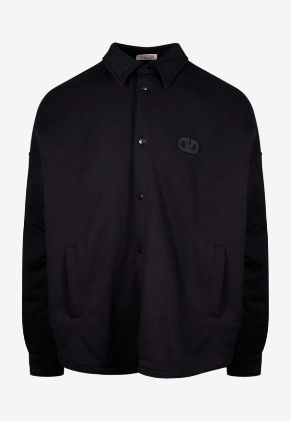 VLogo Patch Long-Sleeved Shirt