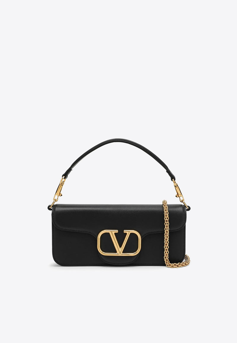 Locò VLogo Leather Shoulder Bag