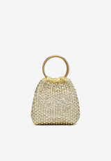 Small Carry Secrets Embellished Bucket Bag