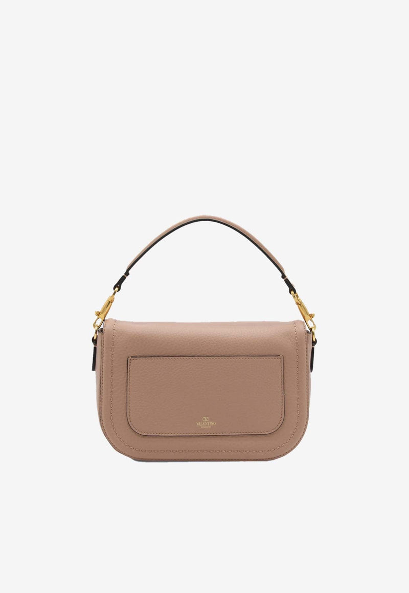 Alltime Grained Leather Shoulder Bag