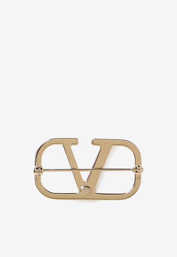 VLogo Brooch