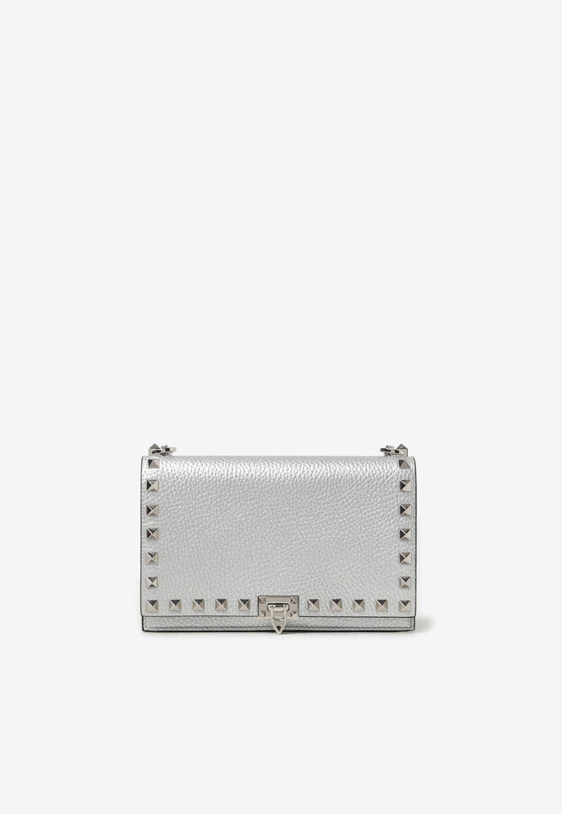 Rockstud Leather Shoulder Bag