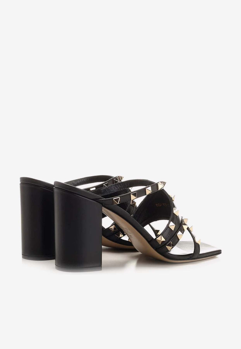 Rockstud 90 Strappy Leather Sandals