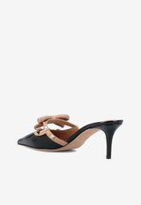 Rockstud 60 Patent Leather Mules