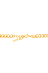 Crystal-Embellished Logo Necklace