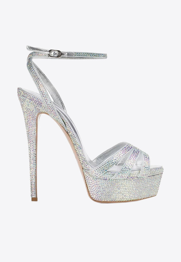 Lola 140 Retro Chick Crystal Platform Sandals