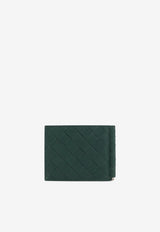 Intrecciato Leather Bi-Fold Wallet