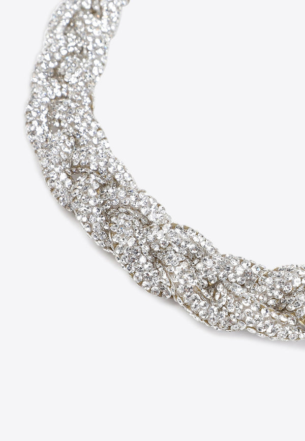 Crystal-Embellished Choker