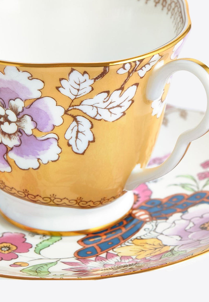 Butterfly Bloom Tea Cup and Saucer