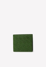 Intrecciato Leather Bi-Fold Wallet