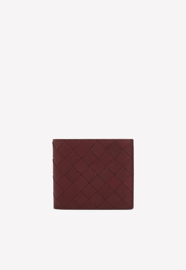 Intrecciato Leather Bi-Fold Wallet