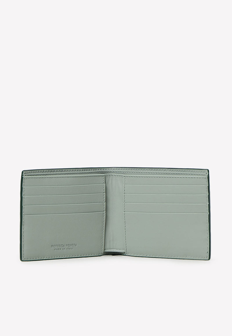 Intrecciato Leather Bi-Fold Wallet