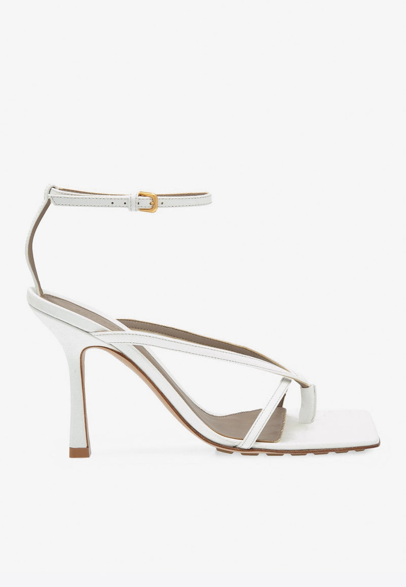 Stretch 90 Square-Toe Strappy Sandals