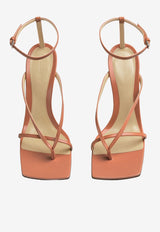 Stretch 90 Square-Toe Strappy Sandals