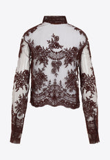 Lace Long-Sleeved Shirt