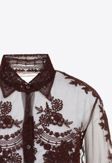 Lace Long-Sleeved Shirt