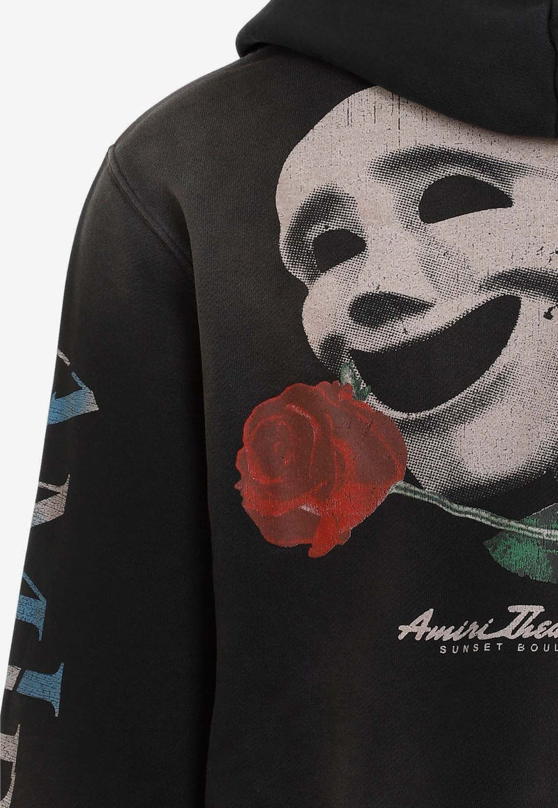 Theatre Masks Print Hoodie