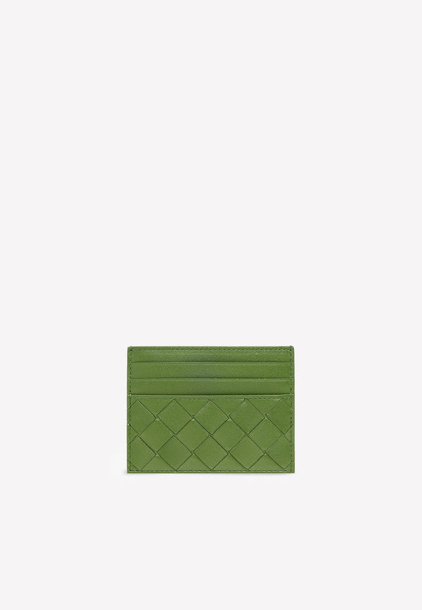 Intrecciato Leather Cardholder