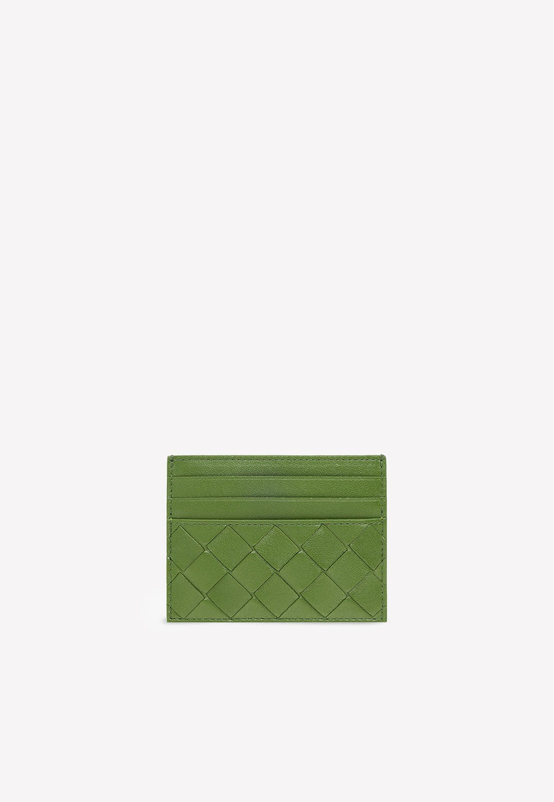 Intrecciato Leather Cardholder