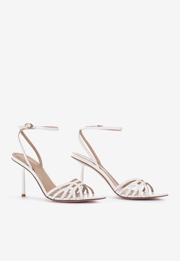 Bella 80 Leather Strappy Sandals