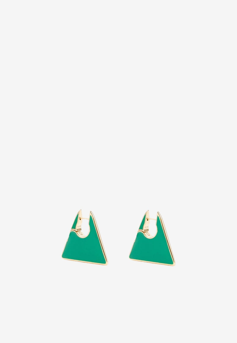 Triangle Hoop Earrings