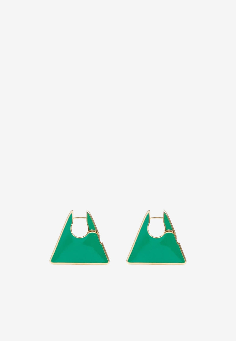 Triangle Hoop Earrings