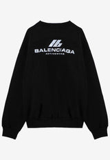 Oversized Logo Crewneck Sweatshirt