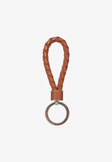 Intreccio Leather Key Ring