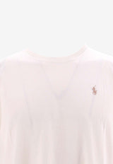 Logo Embroidered Jersey T-shirt