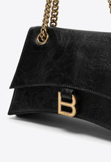 Small Crush Calf Leather Shoulder Bag