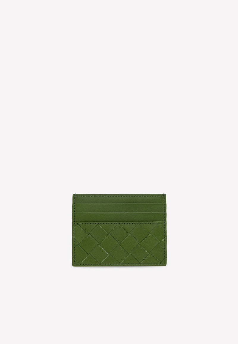 Intrecciato Leather Cardholder