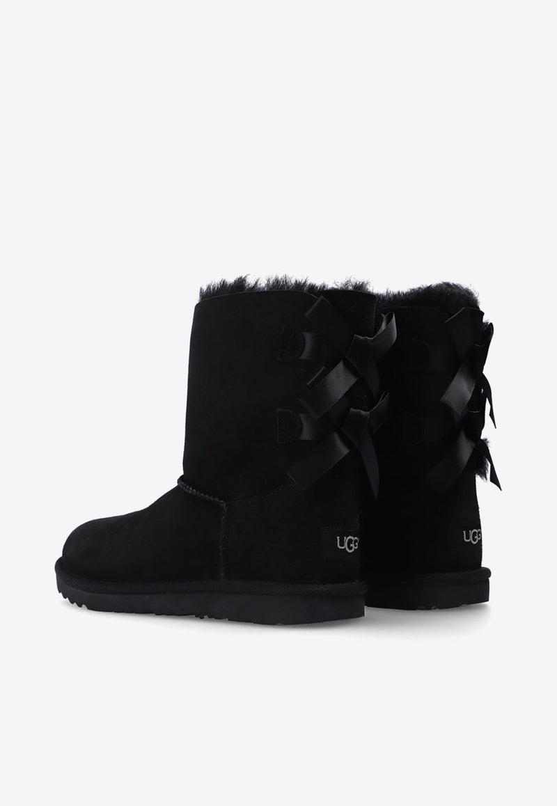 Girls Bailey Bow II Suede Snow Boots