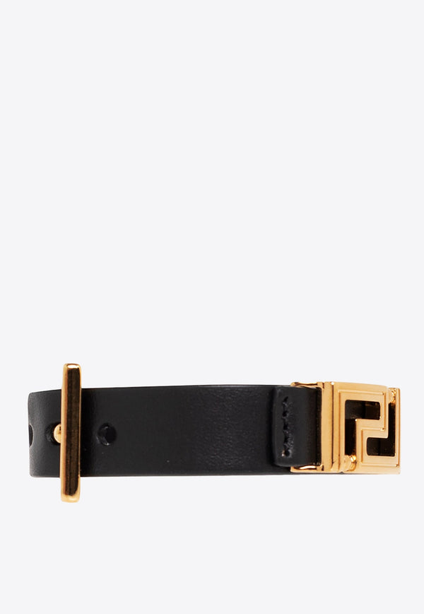 Greca Leather Bracelet