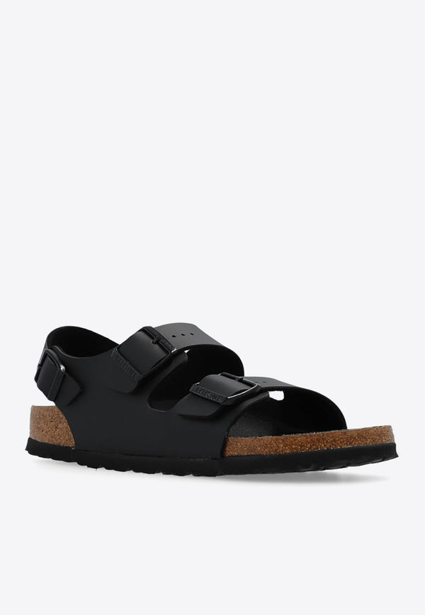 Milano Leather Slingback Flat Sandals