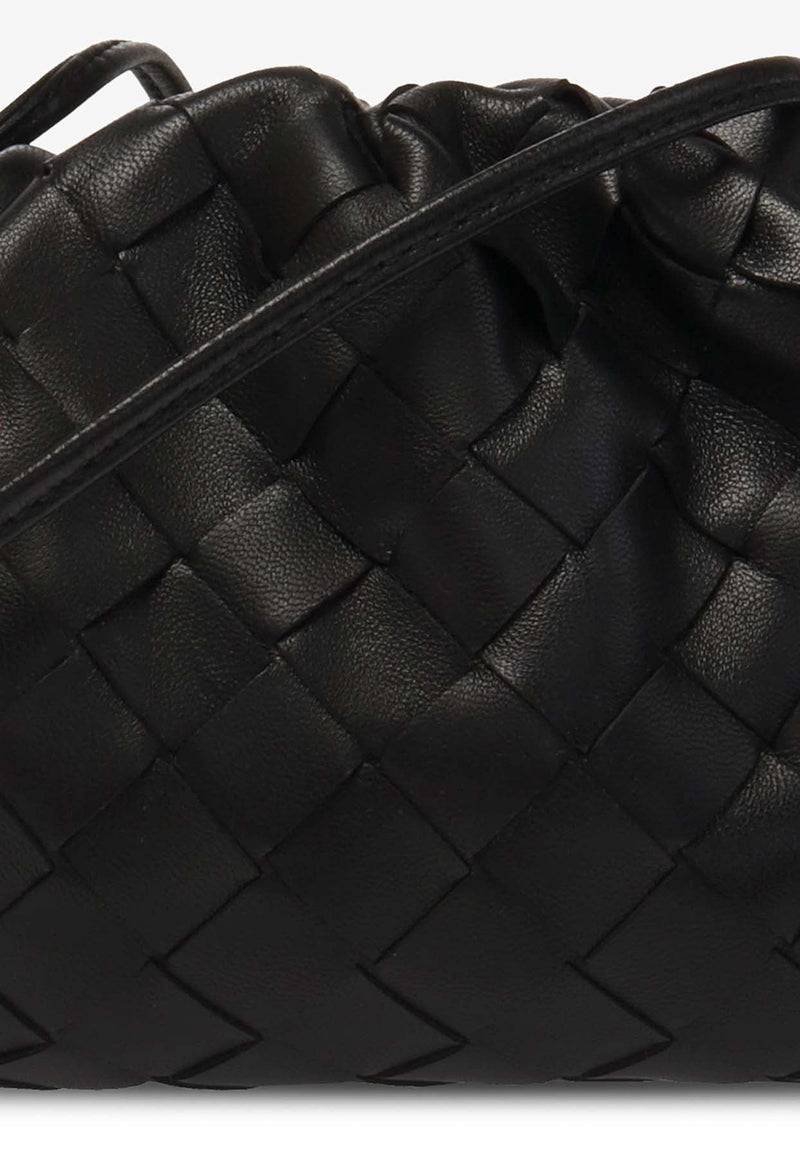 Mini Pouch Bag in Intrecciato Leather