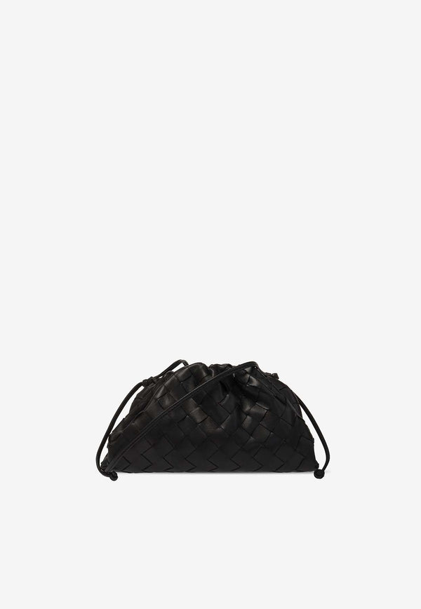 Mini Pouch Bag in Intrecciato Leather